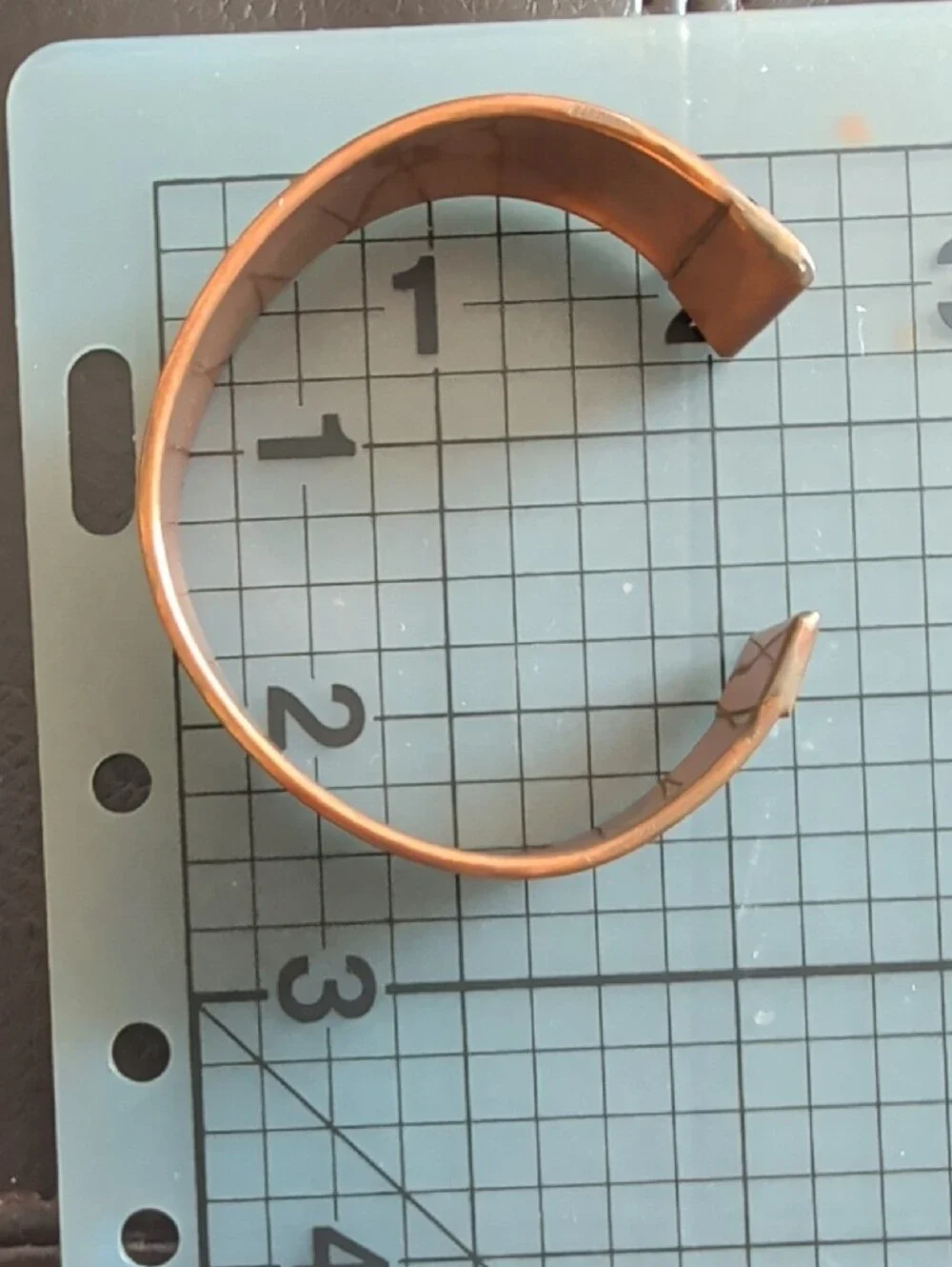 Handwoven Copper Braided Cuff Bracelet - Men's Accessory